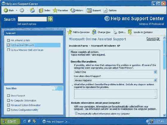 Операционная система Microsoft Windows XP