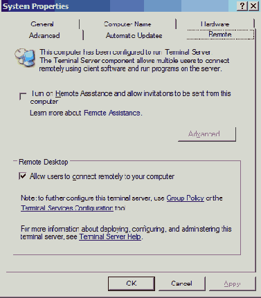 Полное руководство по терминальным службам Windows Server 2003