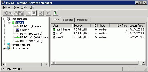 Полное руководство по терминальным службам Windows Server 2003