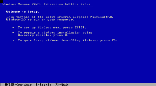    Microsoft Windows 2003
