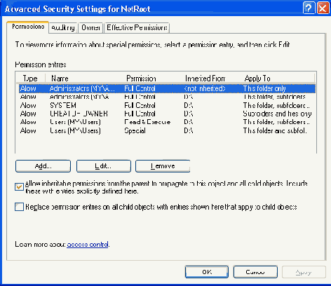    Microsoft Windows 2003
